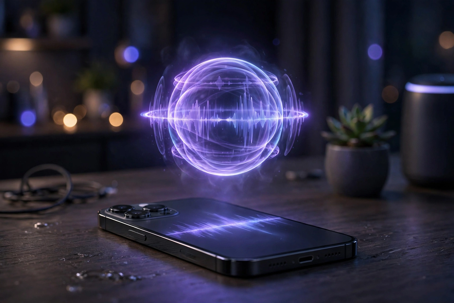 Siri funktioniert nicht 2026: iPhone mit Sprachassistent-Wellenform, Fehlerbehebung