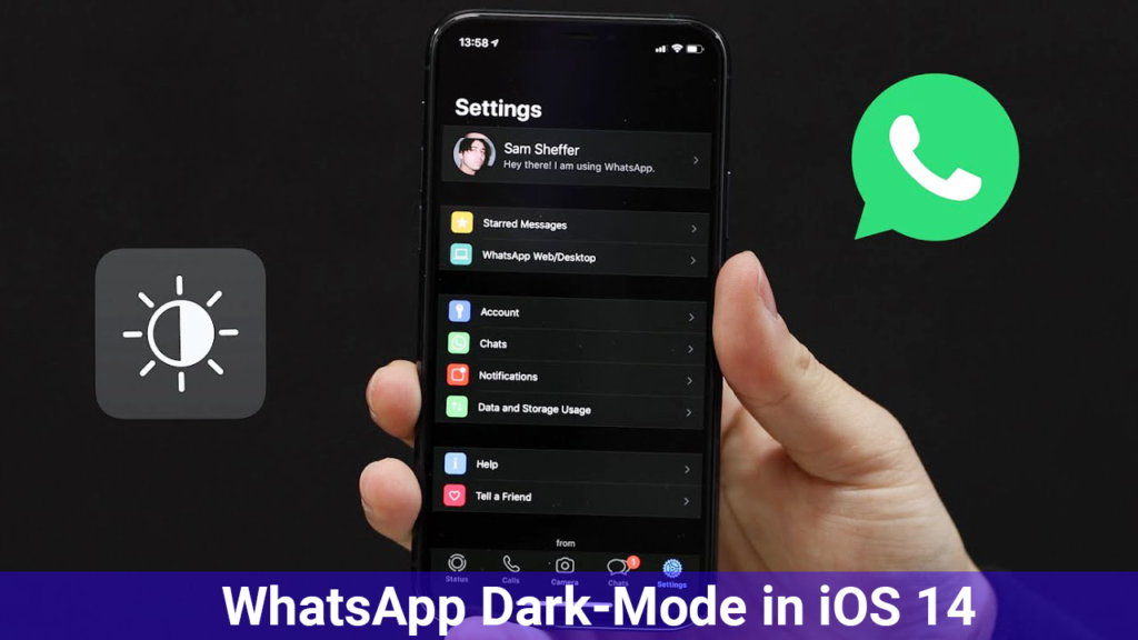 WhatsApp Dark-Mode in iOS 14