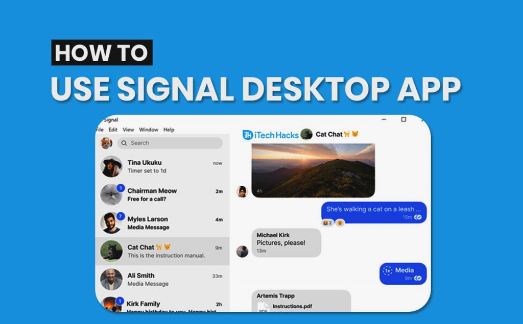 Signal App für MacOS & Windows