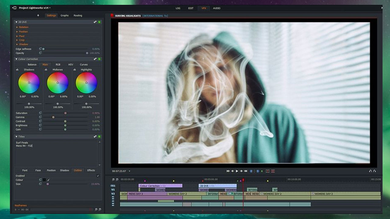 Lightworks video editor