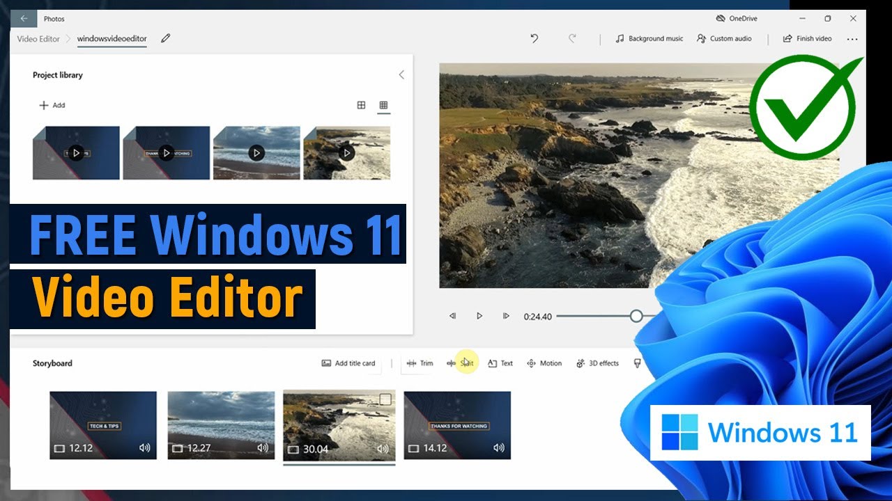 Video bearbeitungs software für Windows 11