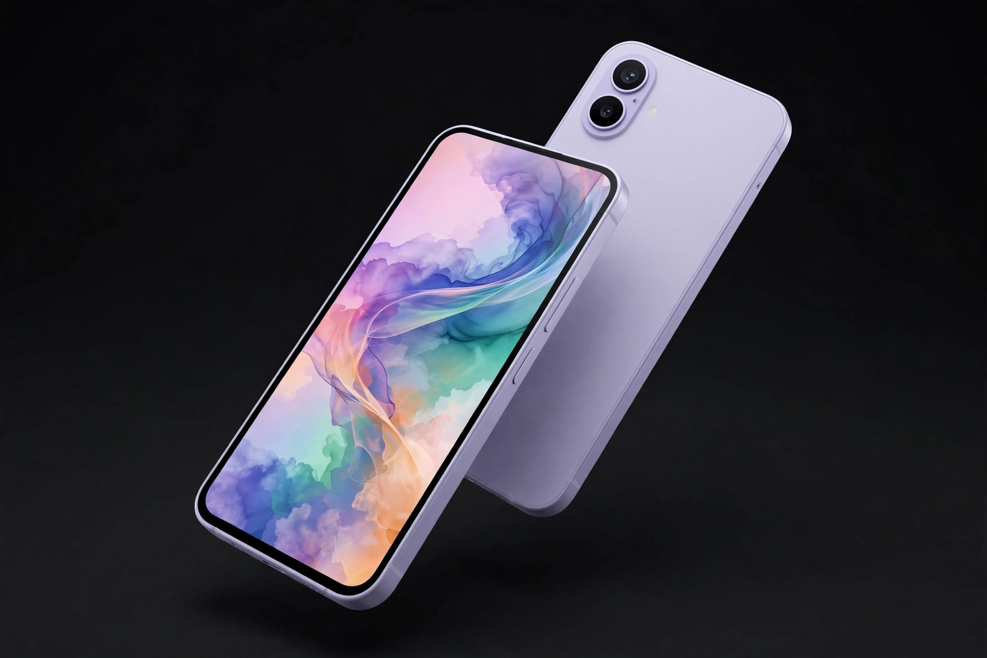 iPhone 17 in Lavendel mit 6,3-Zoll-OLED-Display und 48-Megapixel-Dual-Kamera
