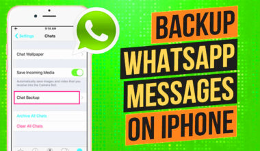 whatsapp backup iphone