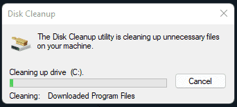 Disk Cleanup windows 11