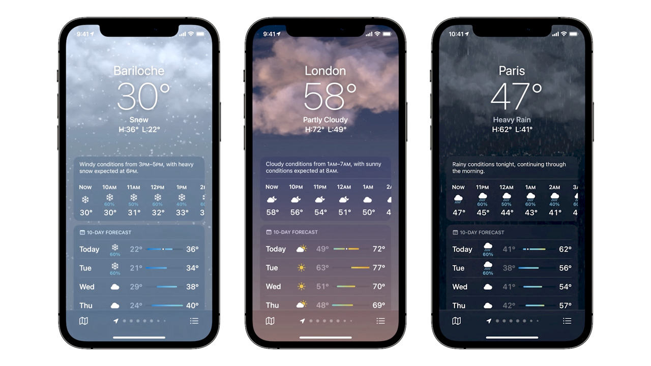 Wetter Apps für Android und iOS